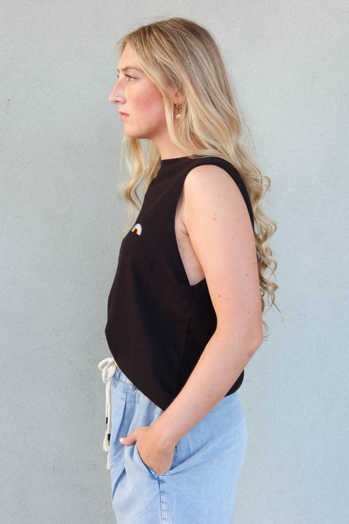 Live Light Vibe Tank - Black - Jaffi's