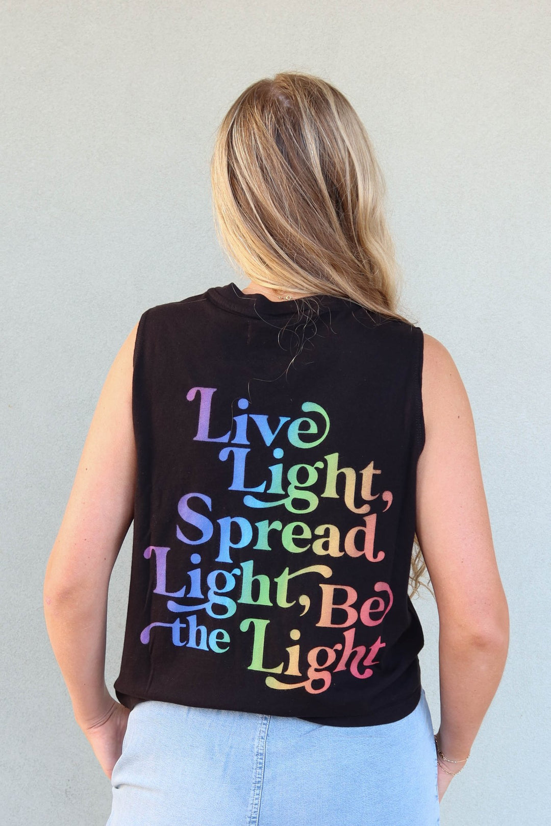 Live Light Vibe Tank - Black - Jaffi's