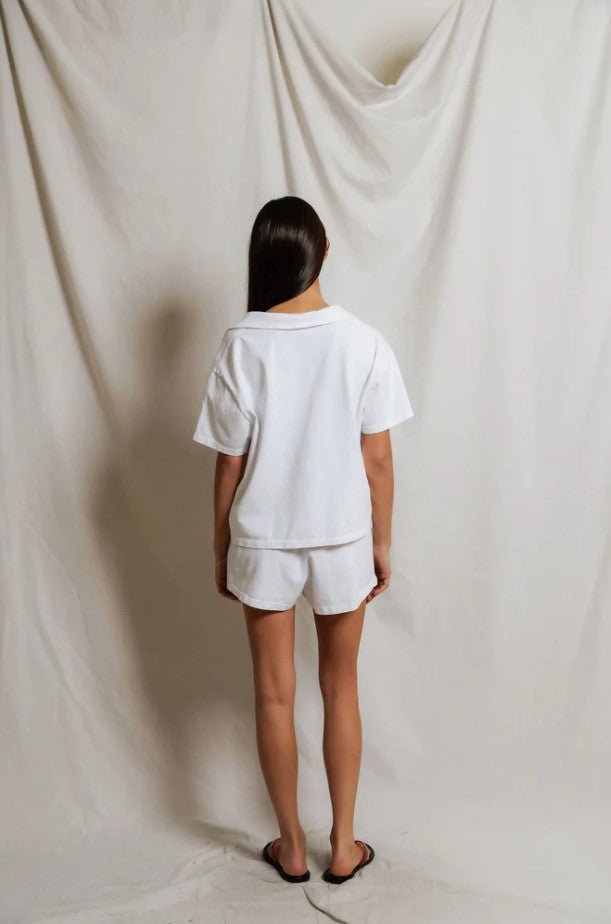 Liz Tennessee Jersey Pull On Short - White - Jaffi's