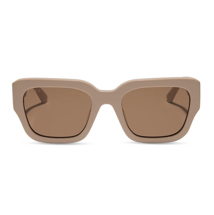 Loren Sunglasses - Almond + Brown