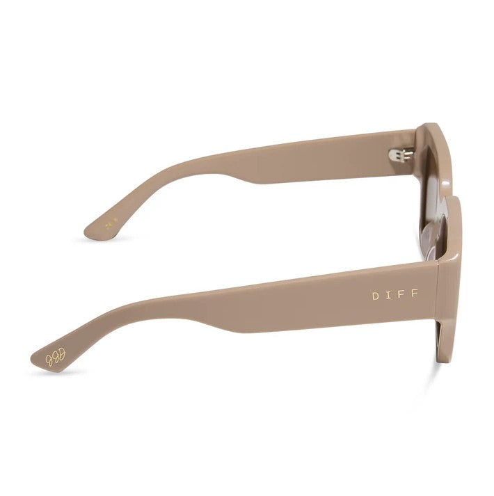 Loren Sunglasses - Almond + Brown