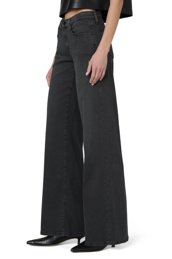 Lou Lou Low Rise Wide Leg - Black Cat