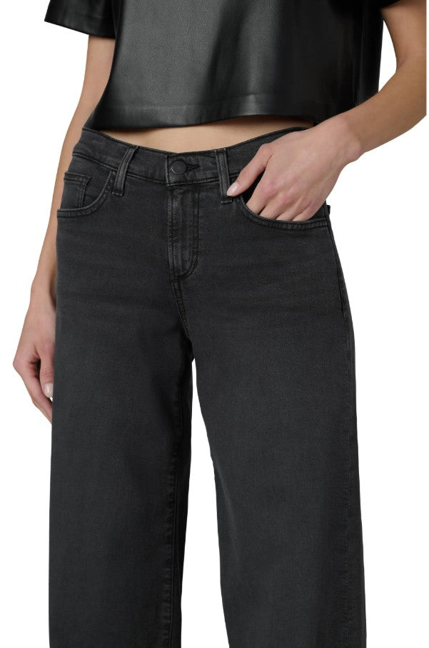 Lou Lou Low Rise Wide Leg - Black Cat
