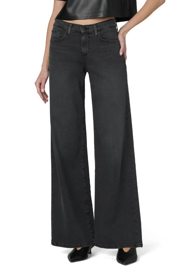 Lou Lou Low Rise Wide Leg - Black Cat