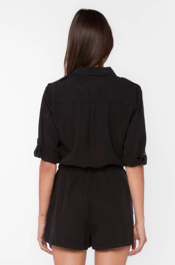 Luba Romper - Black - Jaffi's