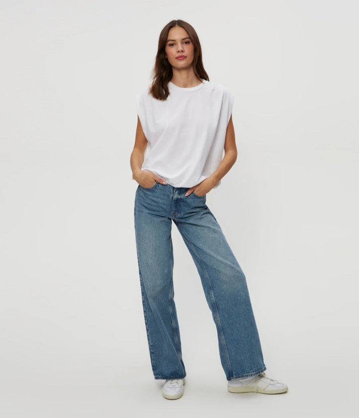 Luca Bubble Tee - White - Jaffi's