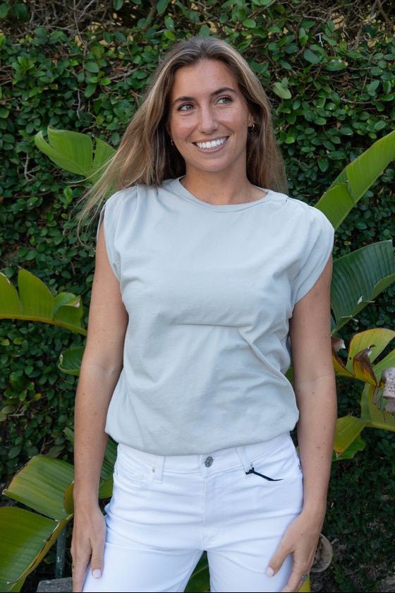 Luca Bubble Tee - Zinc - Jaffi's