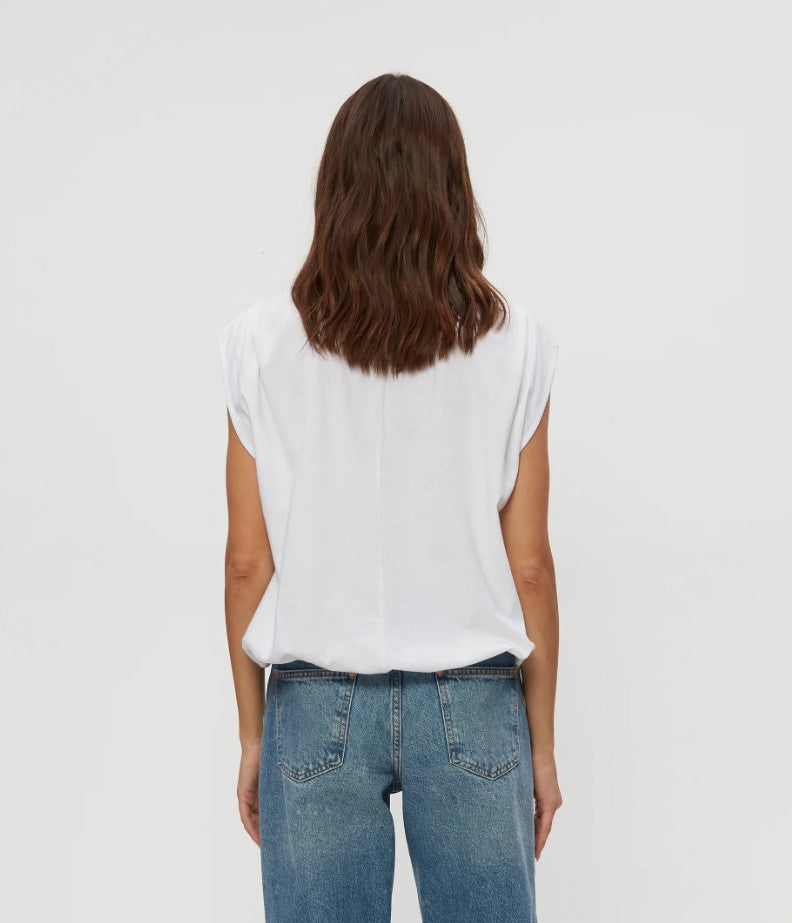 White Luca Bubble Tee