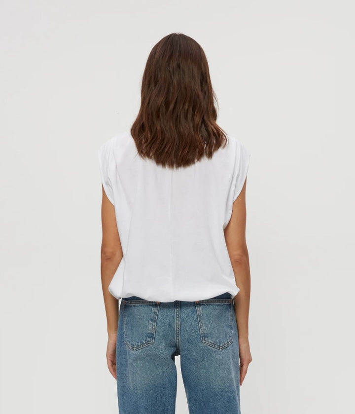 White Luca Bubble Tee