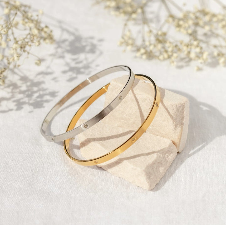 Silver Lucent Bangle