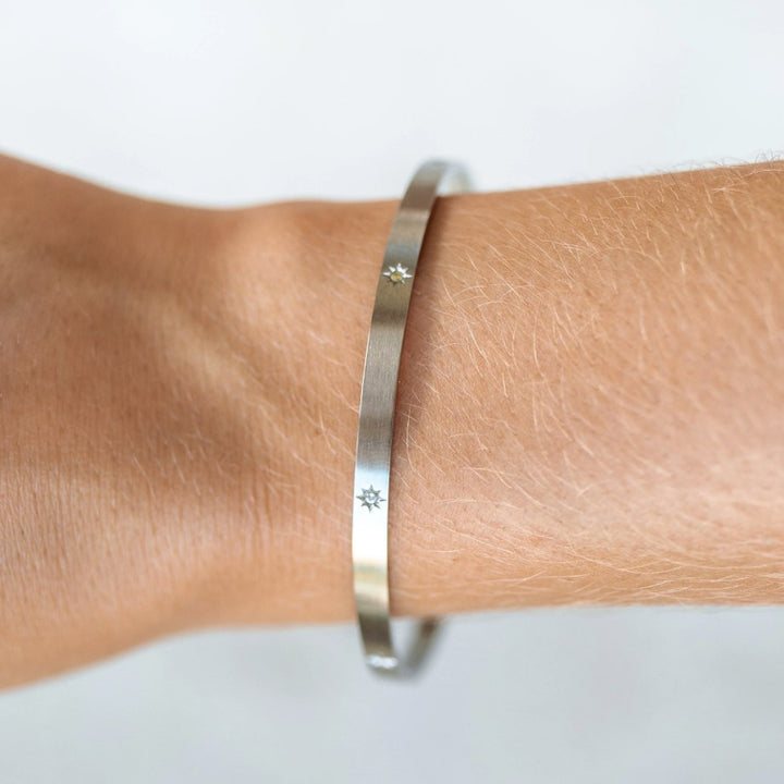 Silver Lucent Bangle