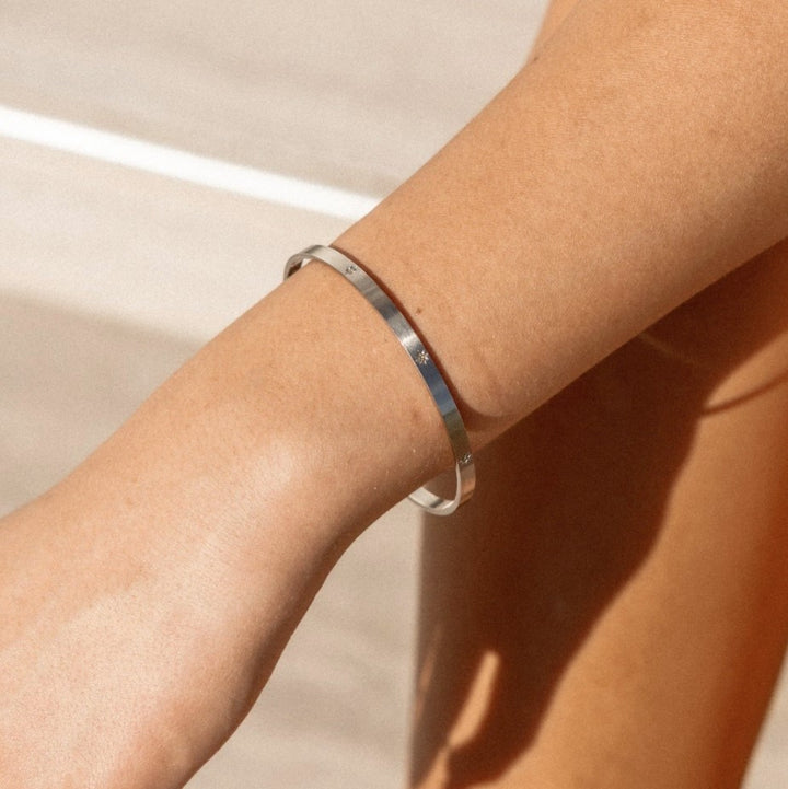 Silver Lucent Bangle