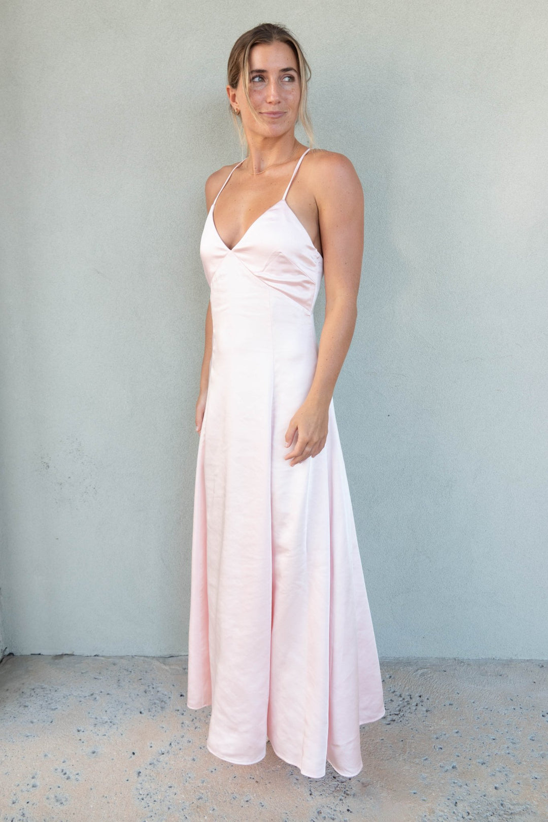 Luella Slip Dress - Pink - Jaffi's