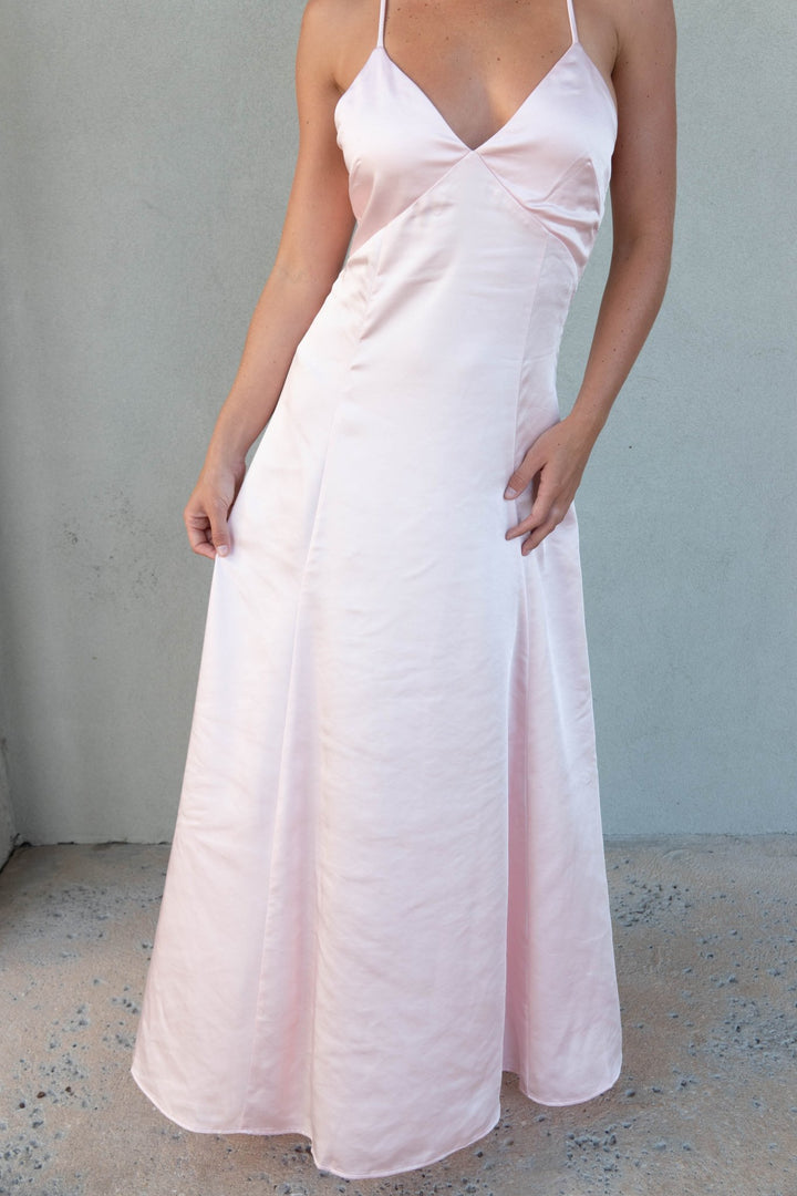 Luella Slip Dress - Pink - Jaffi's