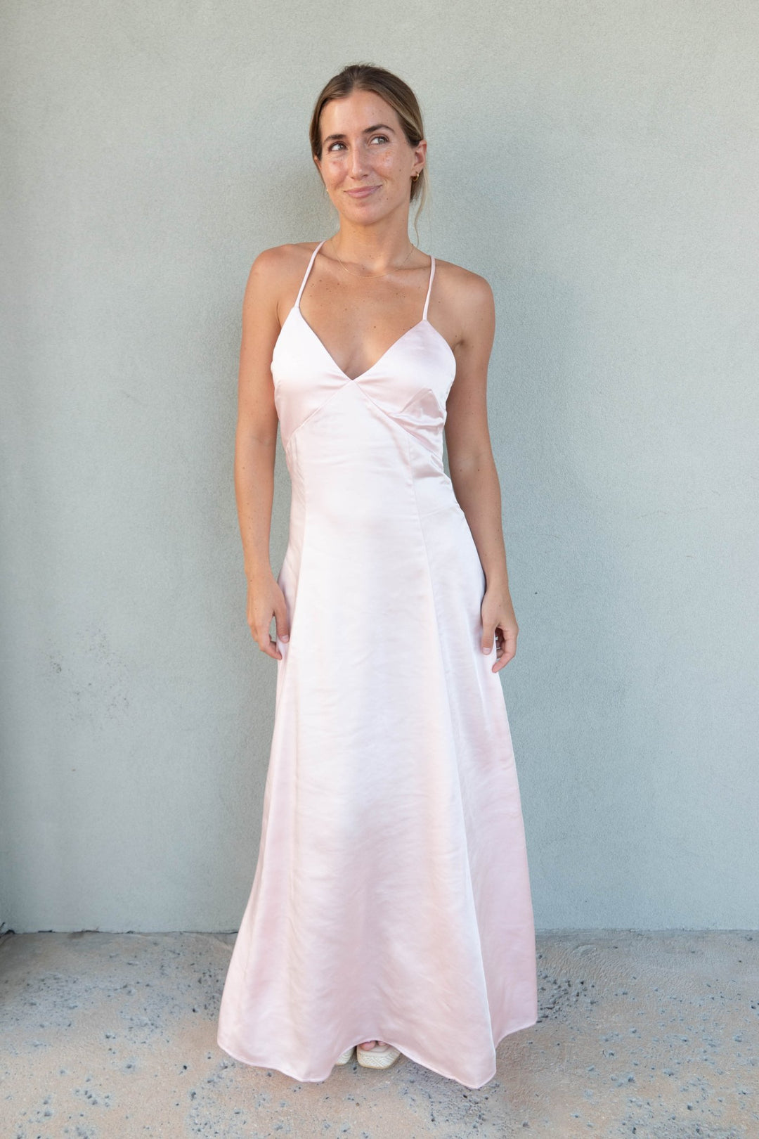 Luella Slip Dress - Pink - Jaffi's