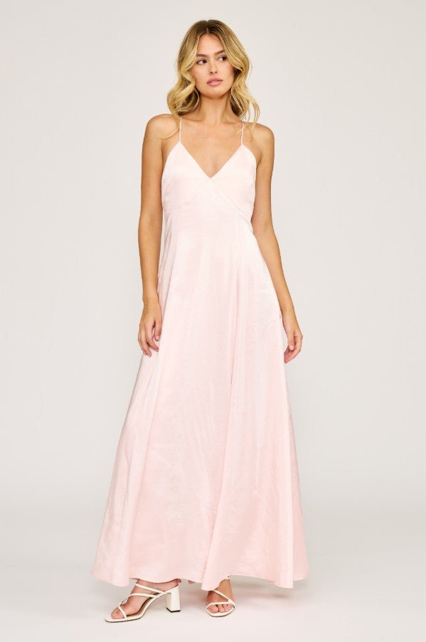 Luella Slip Dress - Pink - Jaffi's