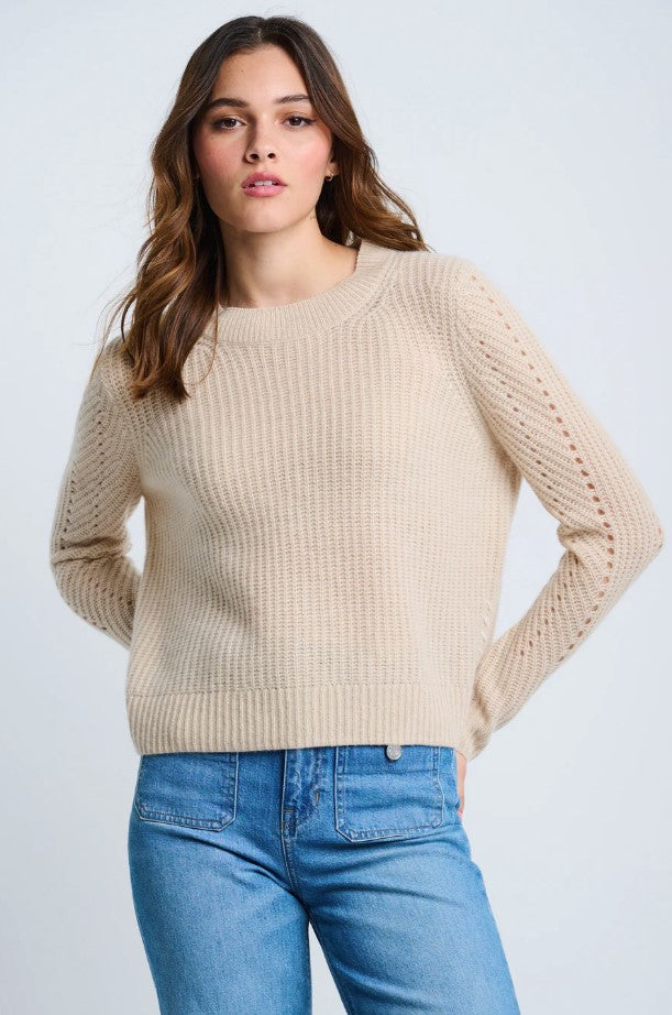 Luxe Softie Cashmere Sweater - Latte