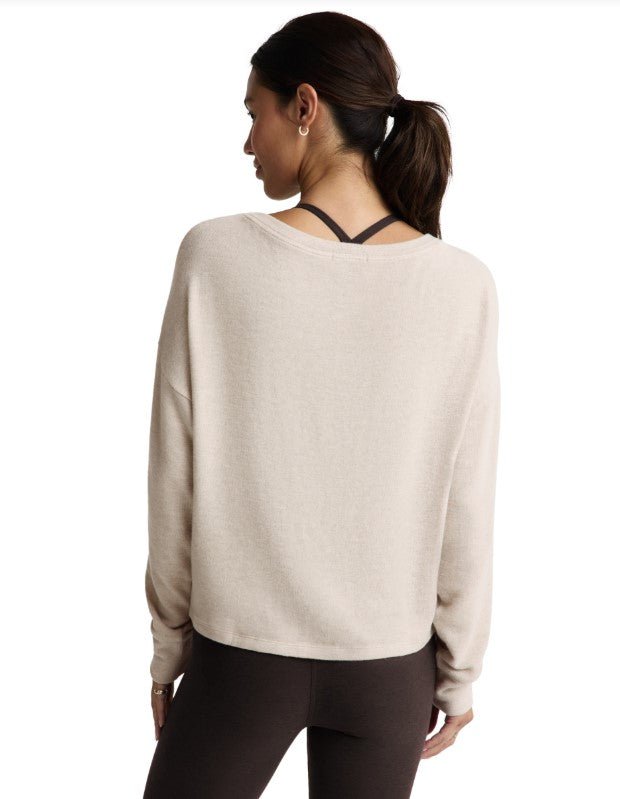 LuxeLayer Pullover - Oatmeal Heather - Jaffi's