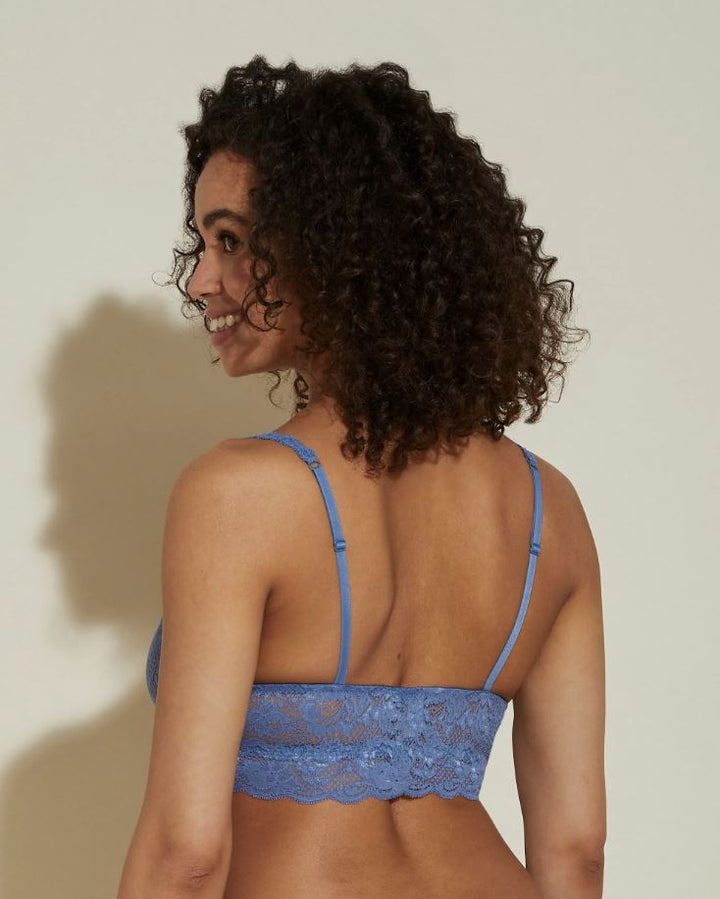 Never Say Never Sweetie Bralette - Luzerne Blue