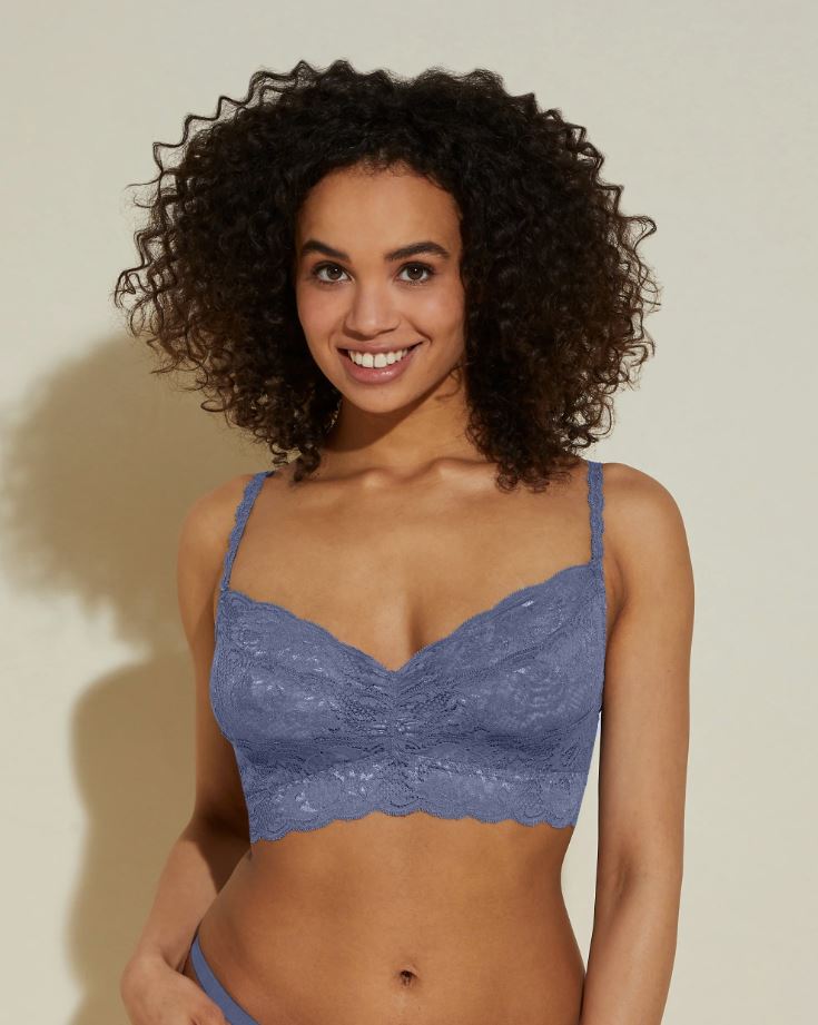 Never Say Never Sweetie Bralette - Luzerne Blue