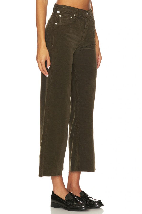 Corduroy Lyra Wide Leg Crop - Costes