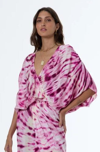 Lysa Top - Electric Fuchsia Lilly Wash - Jaffi's