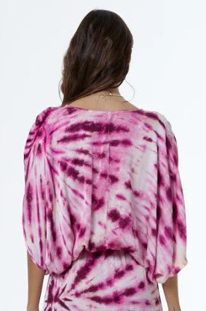 Lysa Top - Electric Fuchsia Lilly Wash - Jaffi's