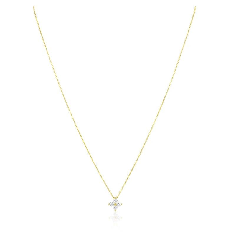 Mae CZ Pendant Necklace - Jaffi's