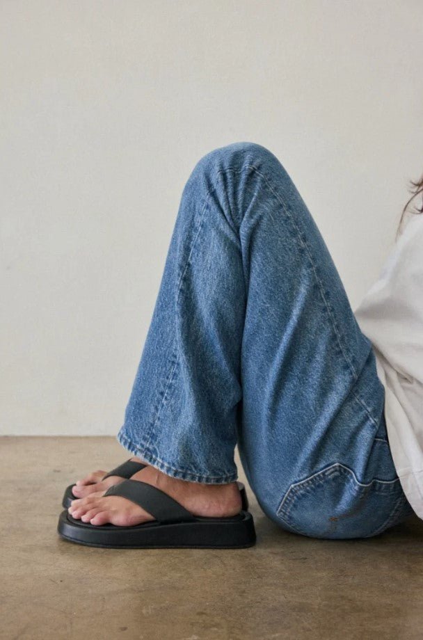 Mallorca Flip Flop - Black - Jaffi's