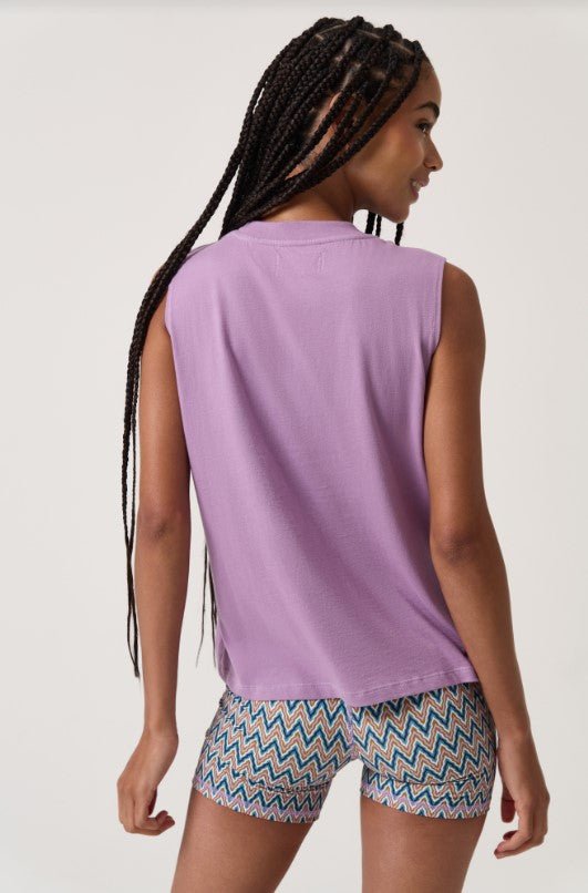 Mandala Lotus Vibe Tank - Amethyst - Jaffi&