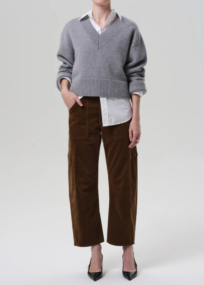 Marcelle Low Slung Corduroy Cargo - Manuku