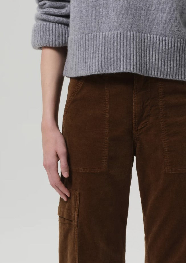 Marcelle Low Slung Corduroy Cargo - Manuku