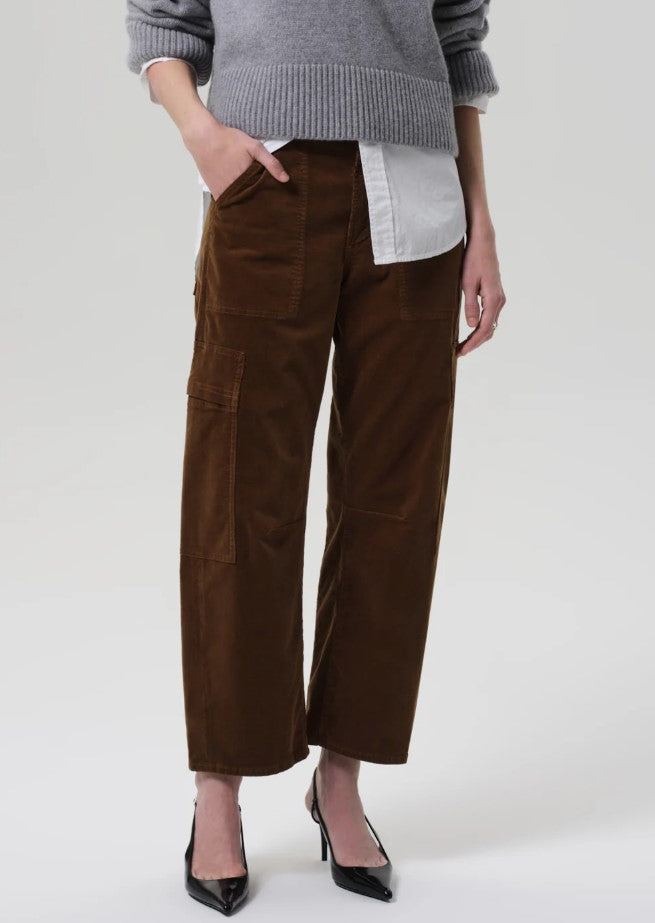 Marcelle Low Slung Corduroy Cargo - Manuku