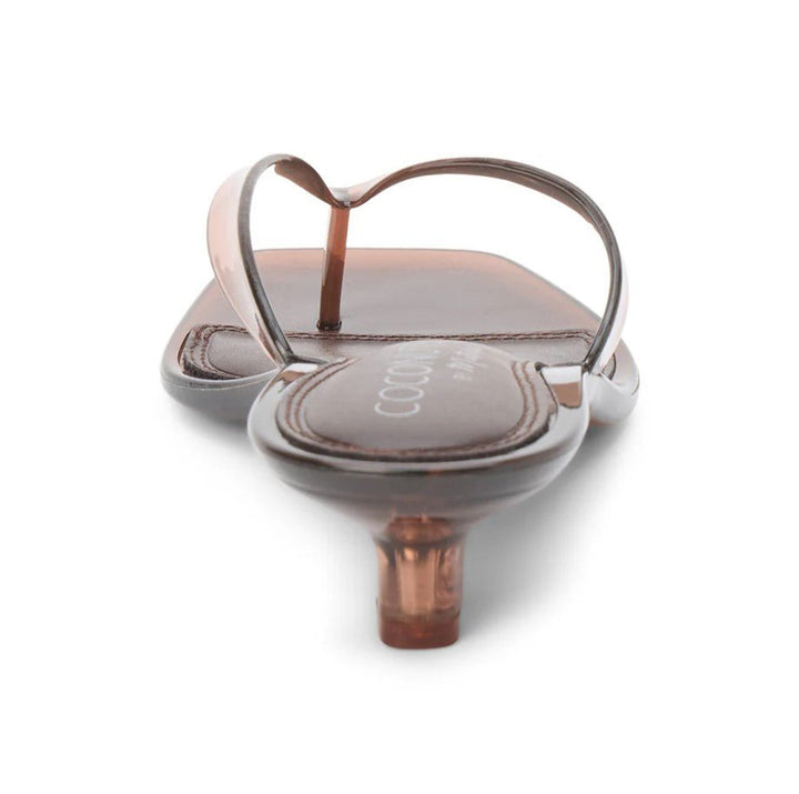 Margo Kitten Heel Flip Flop - Brown - Jaffi's