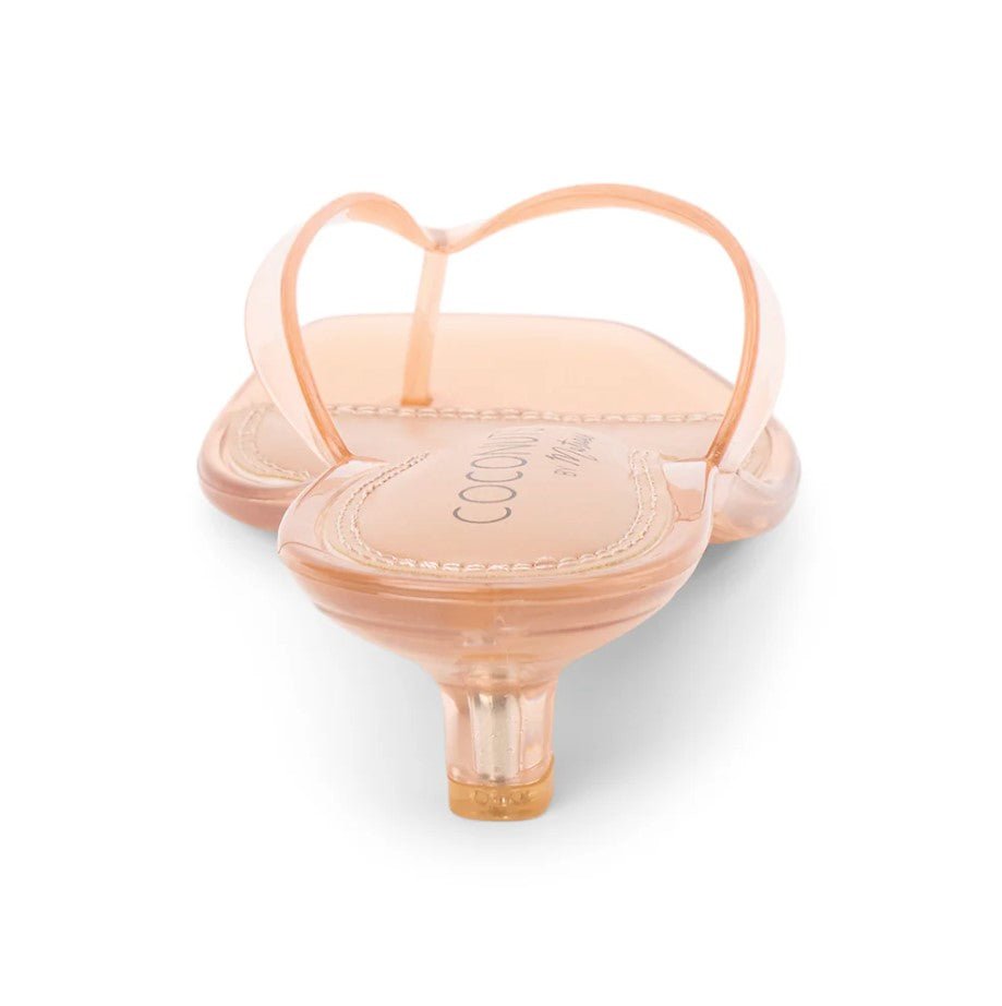 Margo Kitten Heel Flip Flop - Natural - Jaffi's