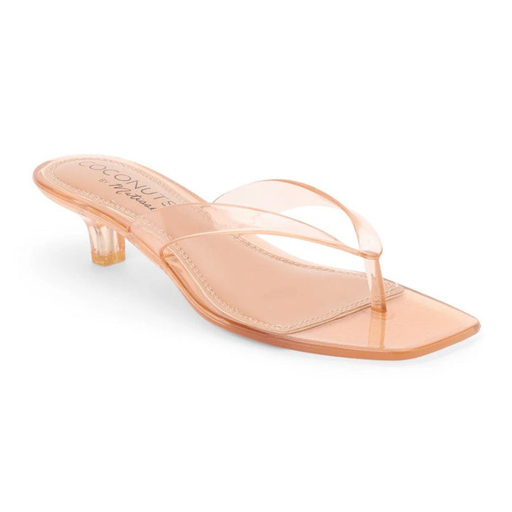 Margo Kitten Heel Flip Flop - Natural - Jaffi's