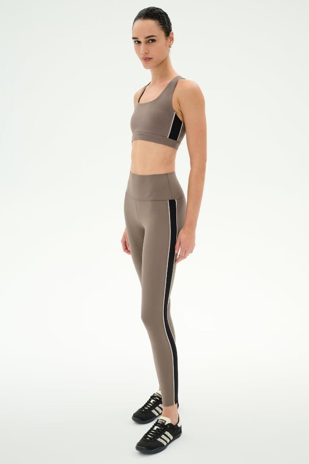 Margot High Waist Rigor Legging - Lentil/Black - Jaffi&