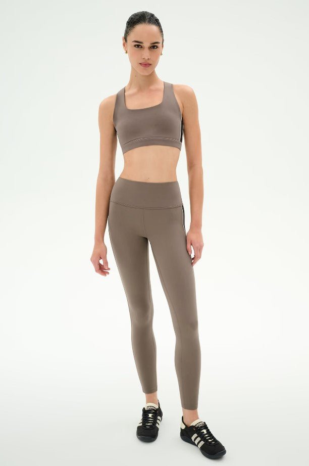Margot High Waist Rigor Legging - Lentil/Black - Jaffi&