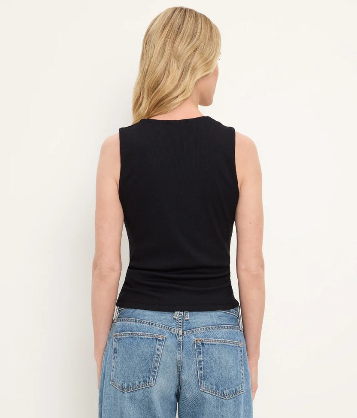 Maribel Square Neck Tank - Black
