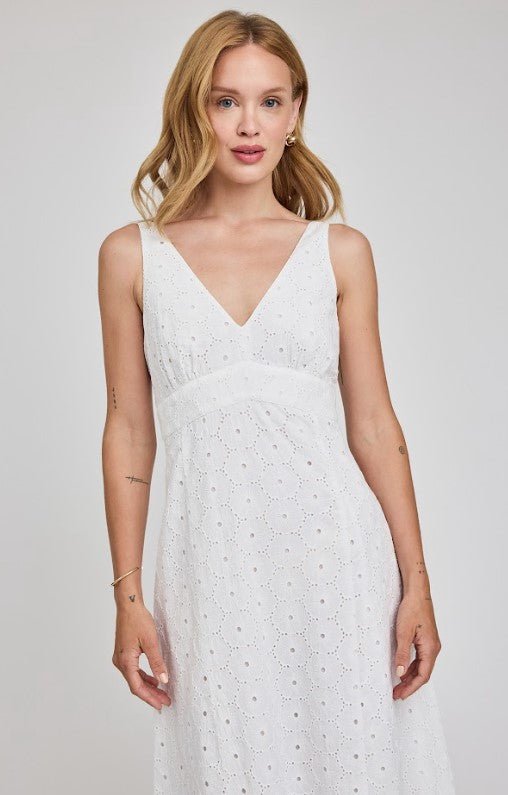 Marielle Maxi Dress - White - Jaffi's