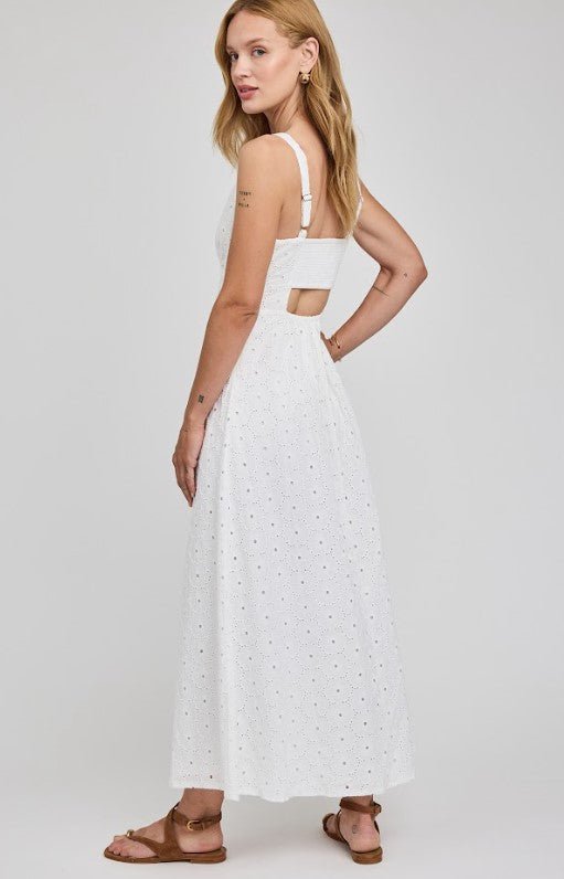 Marielle Maxi Dress - White - Jaffi's