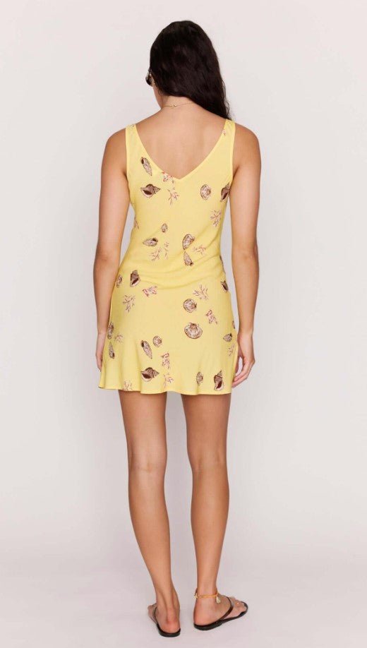 Marisol Keyhole Mini Dress - Butter Seashells - Jaffi's