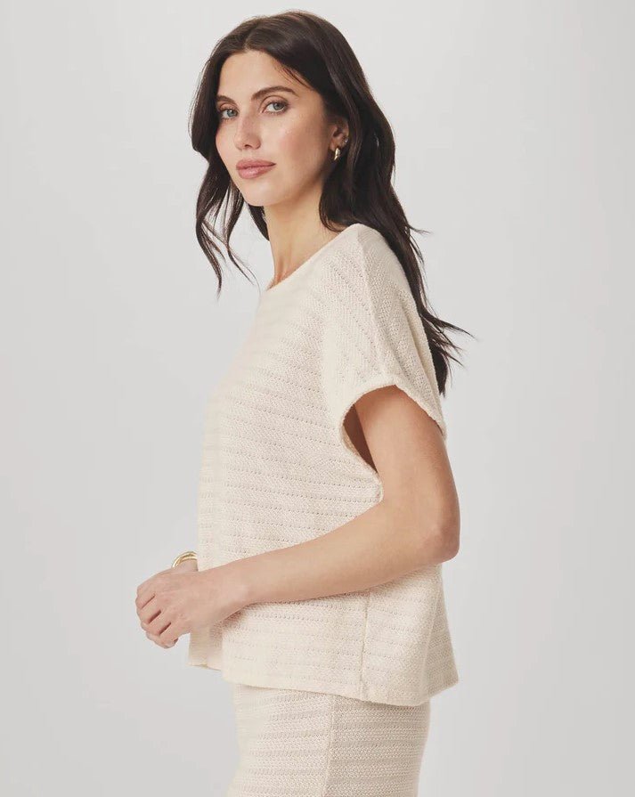 Marisol Short Sleeve Top - Shell - Jaffi's