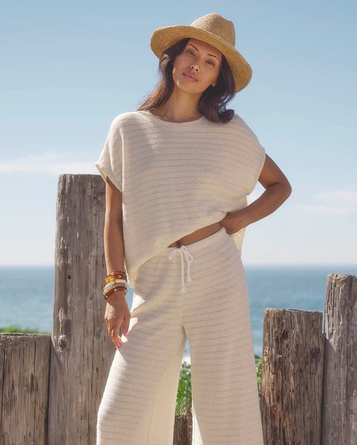 Marisol Short Sleeve Top - Shell - Jaffi's