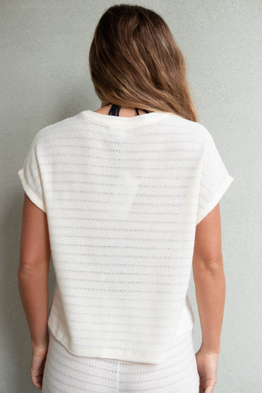 Marisol Short Sleeve Top - Shell - Jaffi's