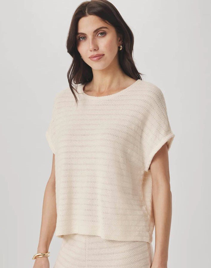 Marisol Short Sleeve Top - Shell - Jaffi's