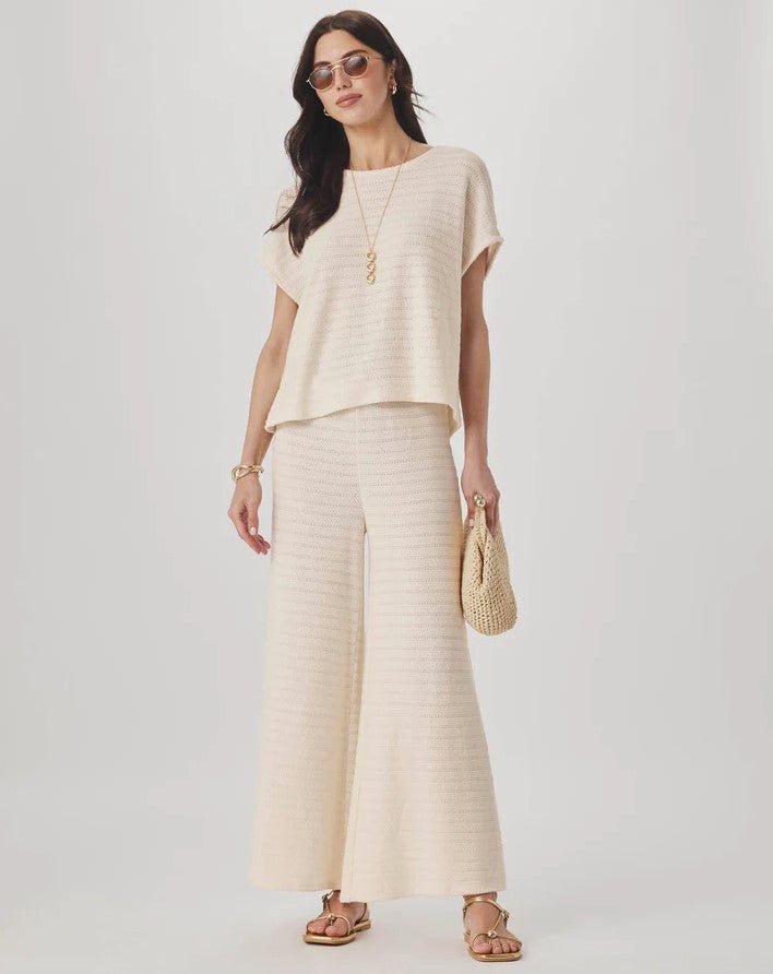 Marisol Short Sleeve Top - Shell - Jaffi's