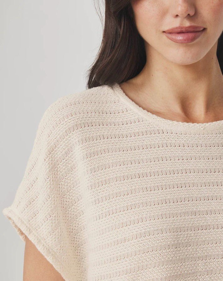 Marisol Short Sleeve Top - Shell - Jaffi's