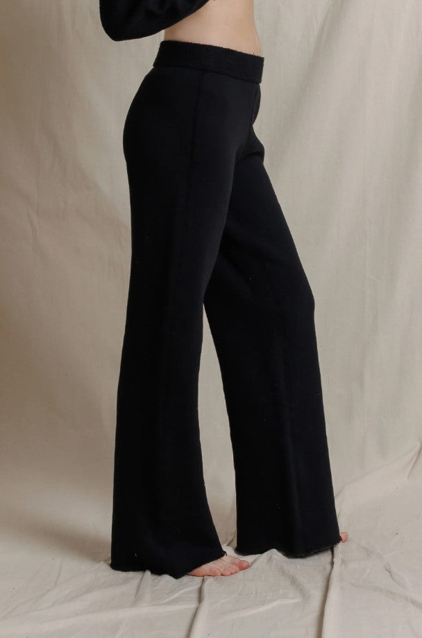 Marley Inside Out Fleece Pant - True Black