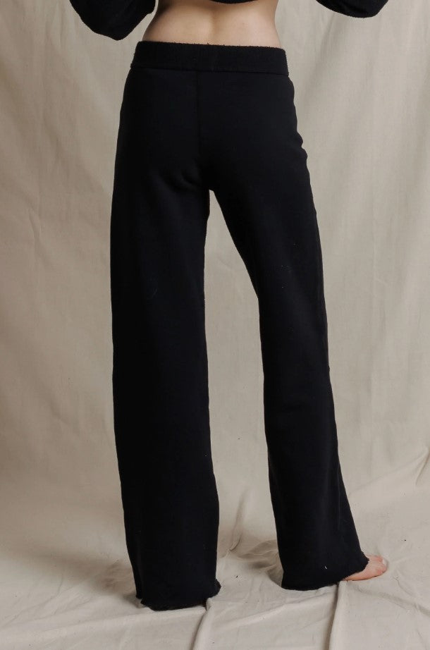 Marley Inside Out Fleece Pant - True Black